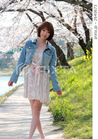 女性　春　桜 2640673