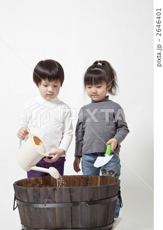 ガーデニングする子供たち 2646401