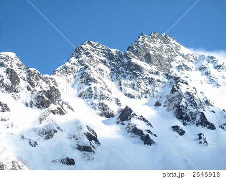 残雪の涸沢　前穂高北尾根 2646918
