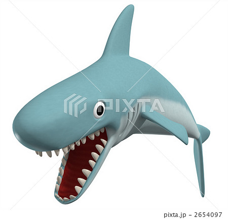 サメ前 Cgのイラスト素材
