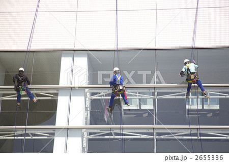 高層ビルの窓ガラス清掃 高層ビルの窓ガラス清掃 2655336