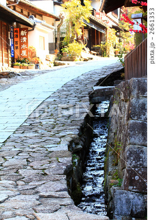 馬籠宿の堰 2661353