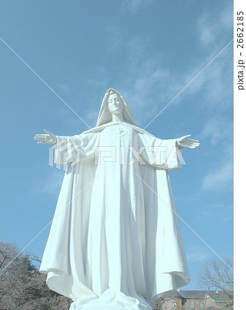 マリア像の写真素材