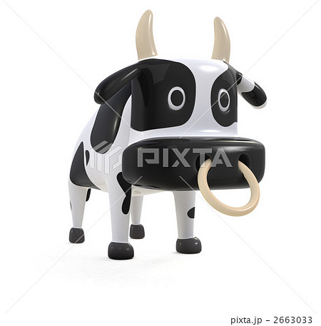 ウシ_CG斜め 2663033