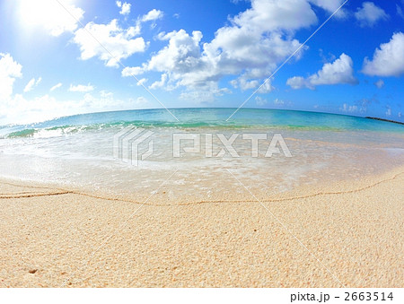 ビーチ@与論島(魚眼レンズ) ビーチ@与論島(魚眼レンズ) 2663514