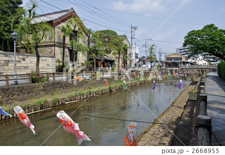 栃木散歩・鯉のぼりが飾られた巴波川 栃木散歩・鯉のぼりが飾られた巴波川 2668955