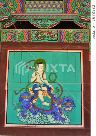 韓国 スドクサ山門 仏画 韓国 スドクサ山門 仏画 2673532