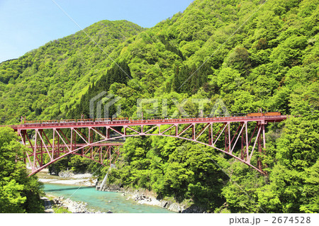 新緑の中のトロッコ列車 2674528
