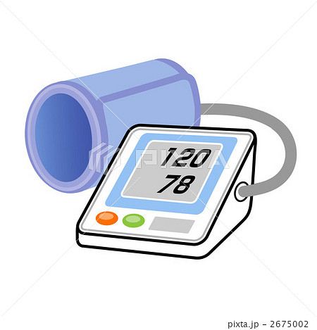 血圧計のイラスト素材