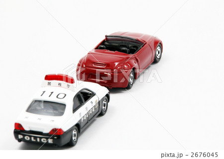 スポーツカーとパトカー【ミニカー】 2676045