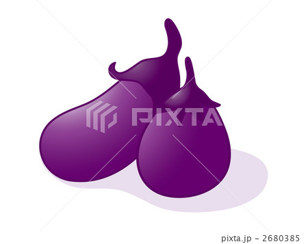 野菜のイラスト(茄子) 2680385