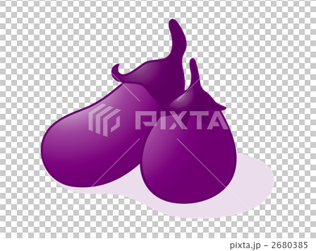 野菜のイラスト(茄子) 2680385