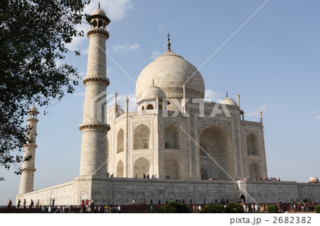インド　タージ・マハル斜面 2682382