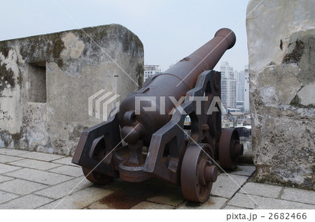 マカオの世界遺産、モンテの砦の大砲 マカオの世界遺産、モンテの砦の大砲 2682466