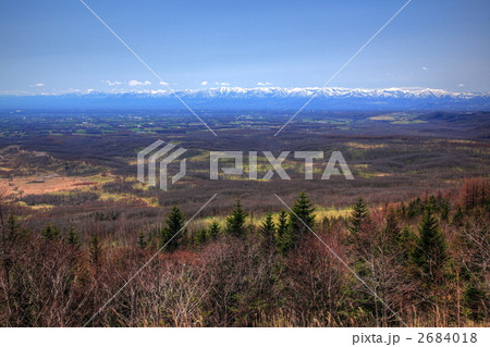 鹿追町 扇ヶ原展望台から見る風景01 鹿追町 扇ヶ原展望台から見る風景01 2684018