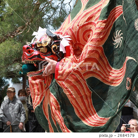 獅子頭 獅子舞 ゆたの写真素材 [2684579] - PIXTA