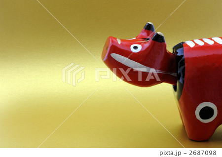 福島県　赤べこ 2687098