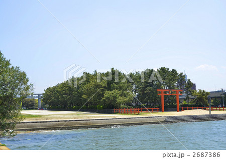 筥崎宮　お潮井浜の鳥居 2687386