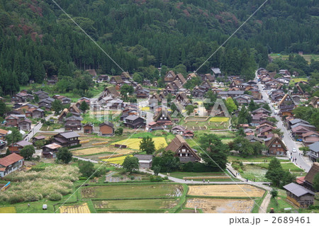 白川郷　合掌造りの家 2689461