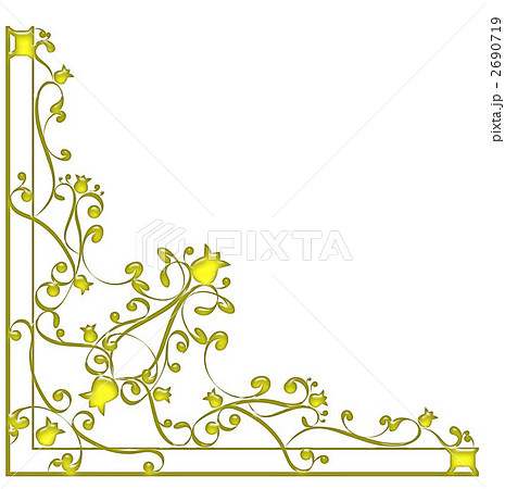 フレーム 縁取り 飾り枠のイラスト素材 2690719 Pixta