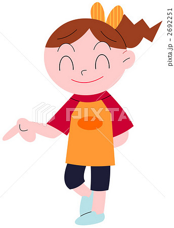 指差す女の子 2692251