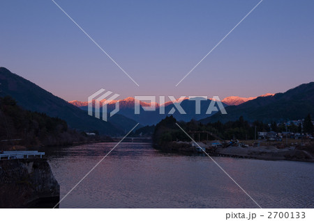 中央アルプスの夕焼け 2700133