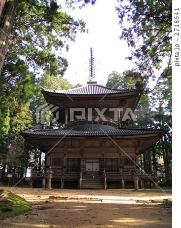 高野山 壇上伽藍の西塔 高野山 壇上伽藍の西塔 2718641