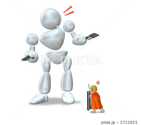 無謀な突撃を表すイメージCG 無謀な突撃を表すイメージCG 2722655