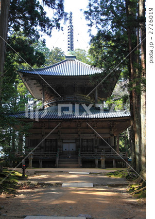 高野山　壇上伽藍の西塔 2726019