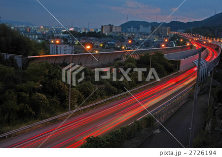 高速道路　光の帯 2726194