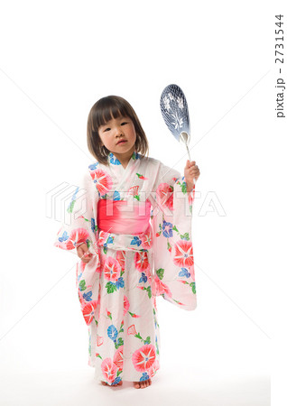 浴衣の子供の写真素材 浴衣の子供の写真素材