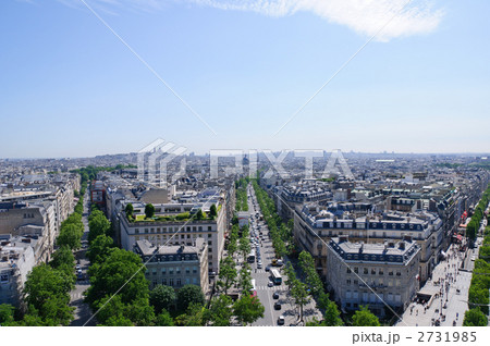 パリ 凱旋門からの眺め パリ 凱旋門からの眺め 2731985