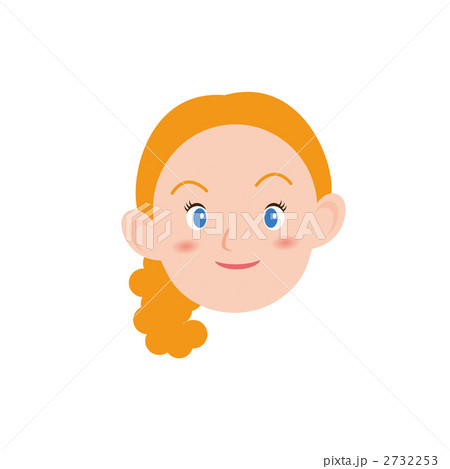外国人の女性の顔のイラスト 外国人の女性の顔のイラスト 2732253