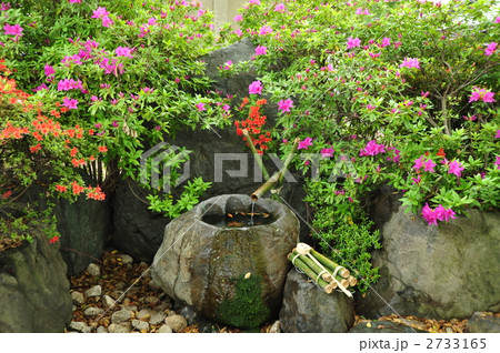 京都　吉祥院天満宮の蹲い 2733165