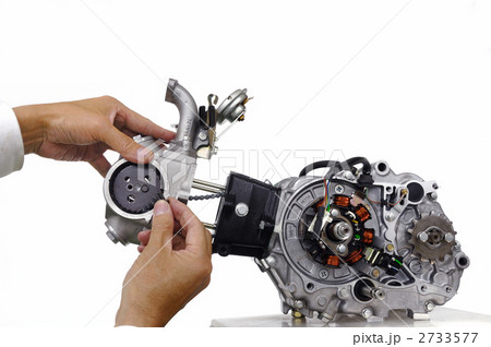 バイクのエンジン分解 2733577
