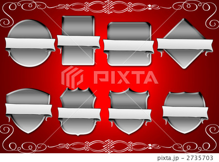 シルバーのエンブレムセット 2735703