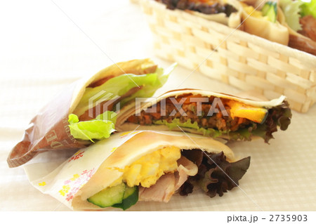 サンドイッチ　洋食　ポケットパン 2735903