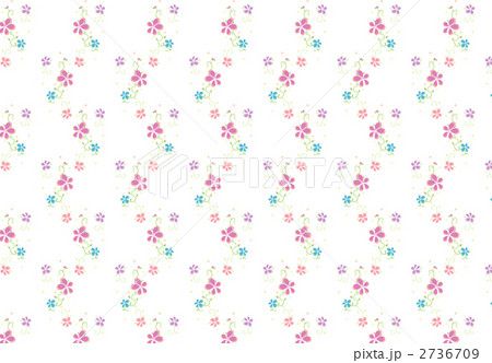 花柄のパターン  2736709