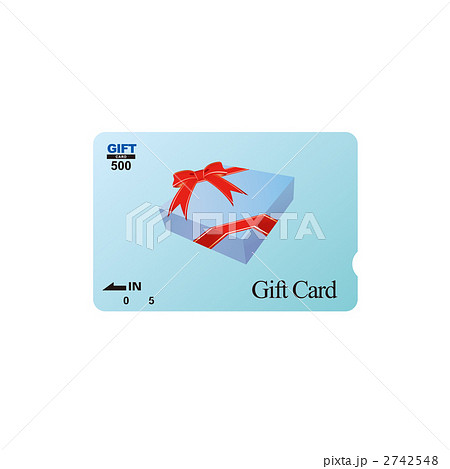ギフトカード・プリペイドカードのイラスト 2742548
