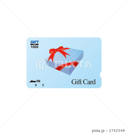 ギフトカード・プリペイドカードのイラスト 2742549