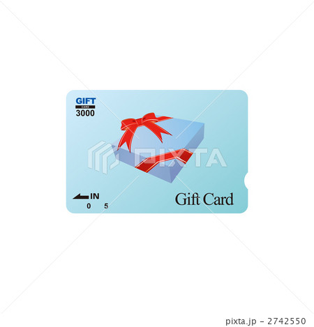 ギフトカード・プリペイドカードのイラスト ギフトカード・プリペイドカードのイラスト 2742550
