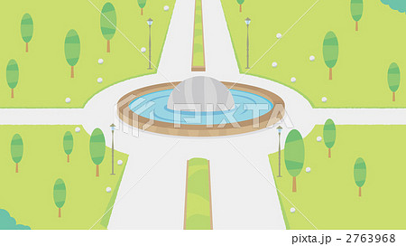 公園 広場 イラストのイラスト素材 2763968 Pixta