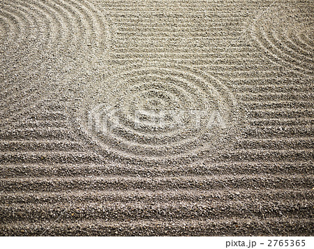 京都石庭 東福寺の方丈南庭の波紋  2765365