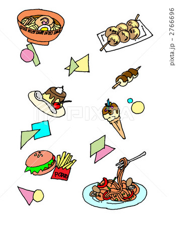 たくさんの食べ物 2766696