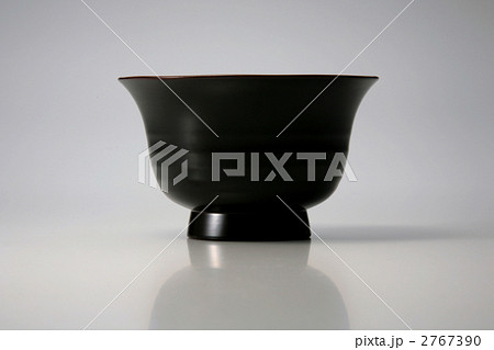 溜塗り羽反椀 2767390