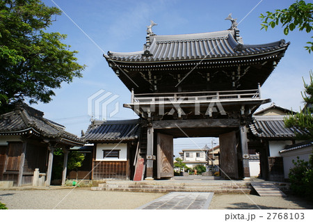来迎寺の鐘楼門 2768103