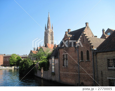 ベルギーの街々（ブリュージュの運河）  2770005