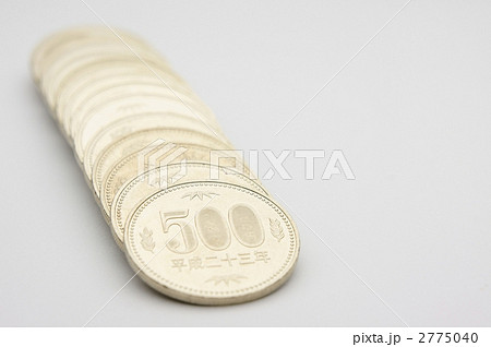 日本通貨500円玉整列 日本通貨500円玉整列 2775040