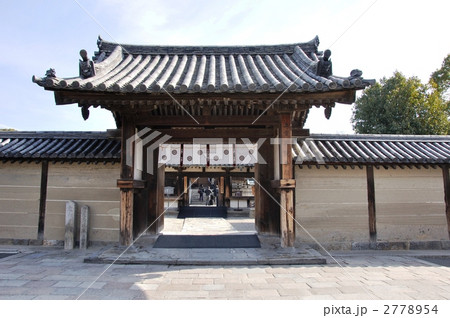 法隆寺・東院四脚門 2778954