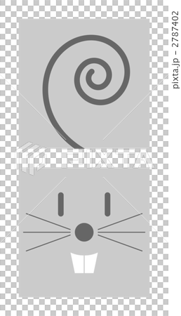ネズミ　マウス　ねずみ　動物のイラスト 2787402